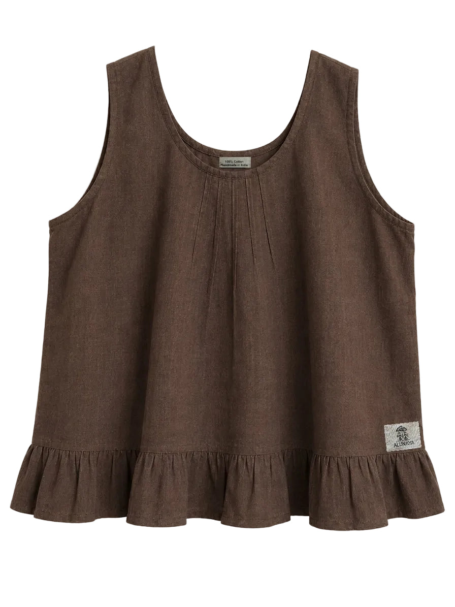 Udaya Top Earthy brown