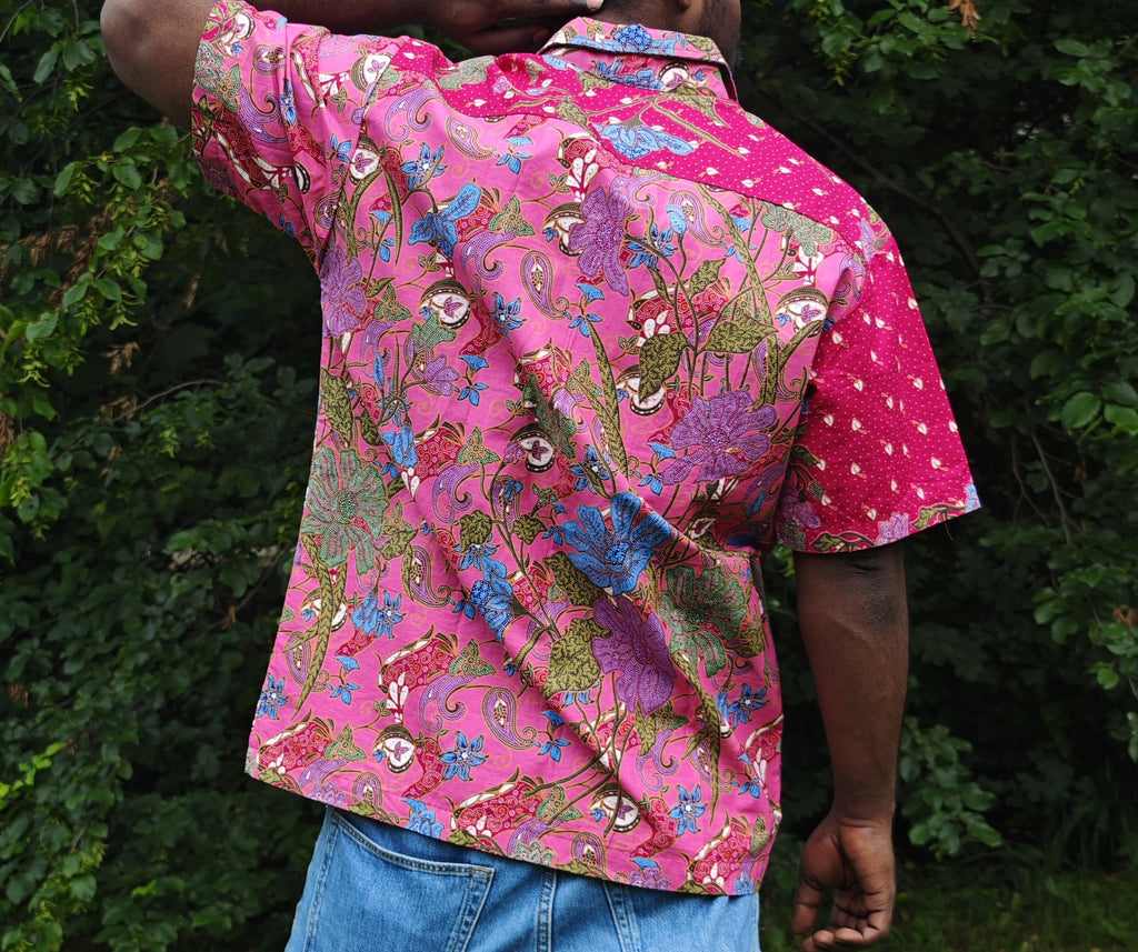 Urak Oversize Hemd Magenta