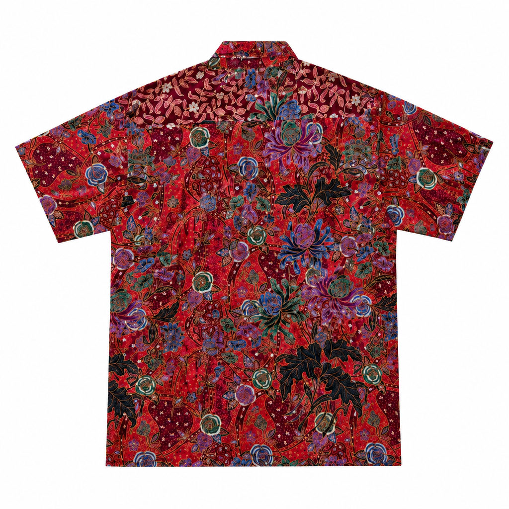 Urak Oversize Hemd Rot