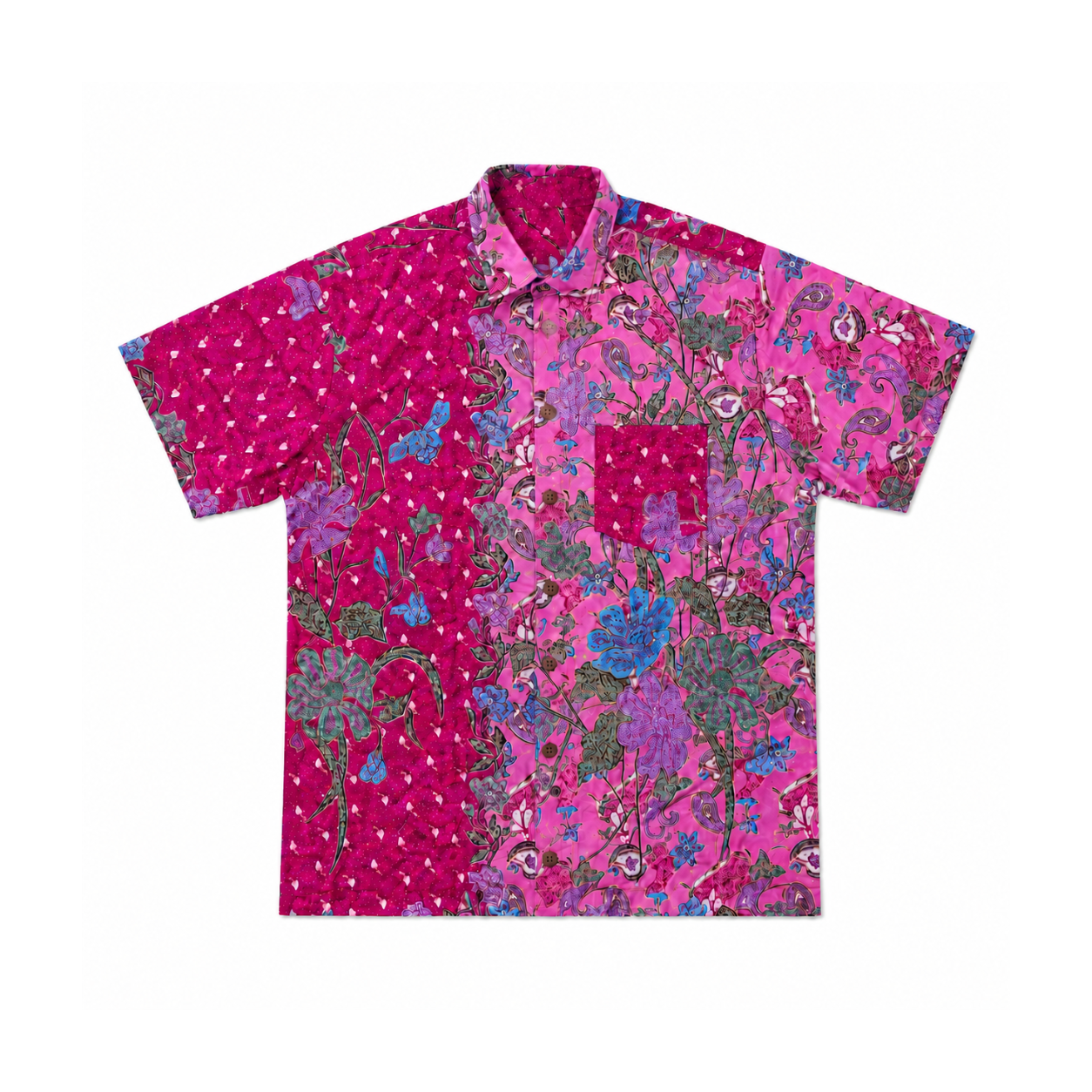 Urak Oversize Hemd Magenta