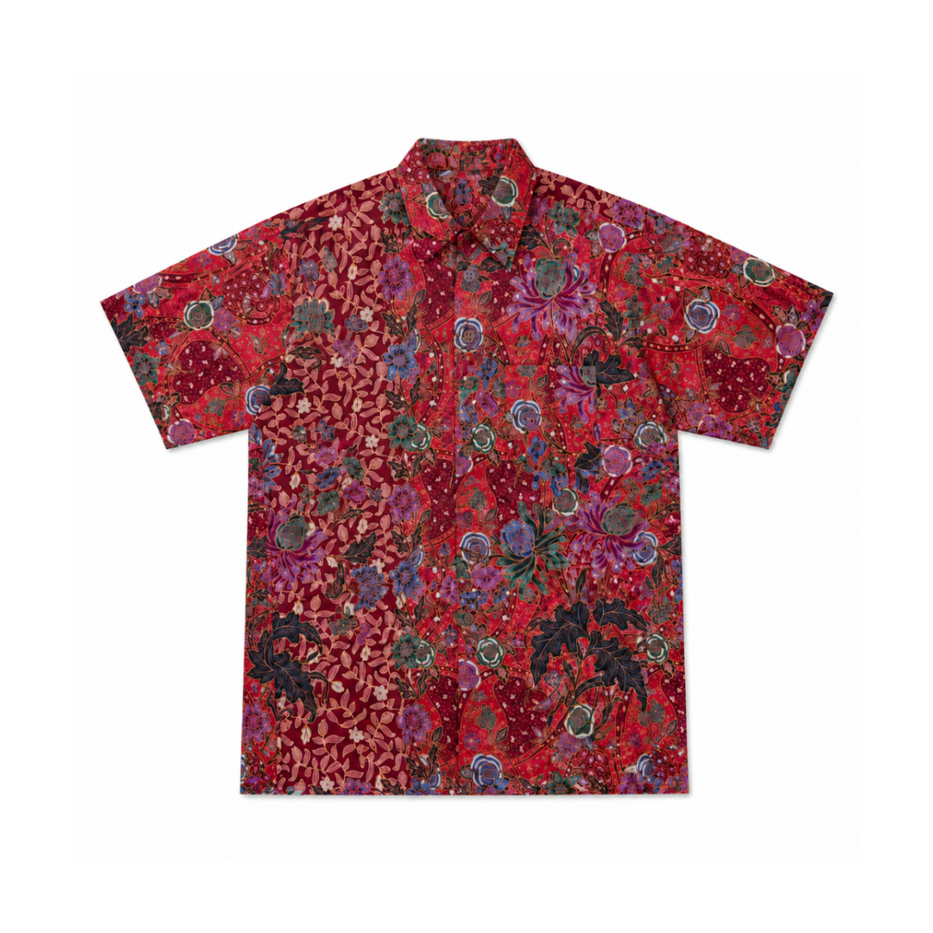 Urak Oversize Hemd Rot