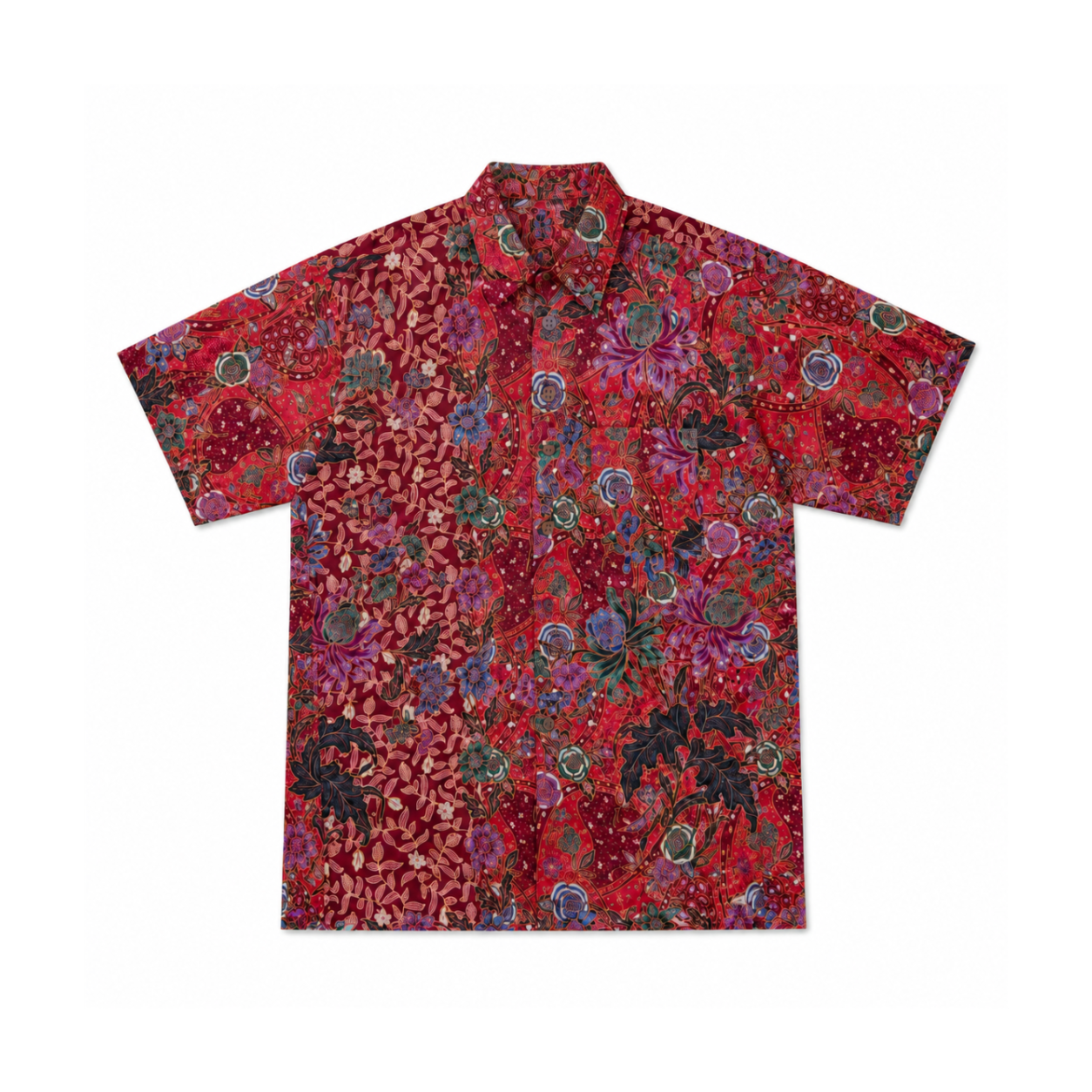 Urak Oversize Hemd Rot