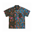 Urak Oversize Shirt Light Blue/Dark Green