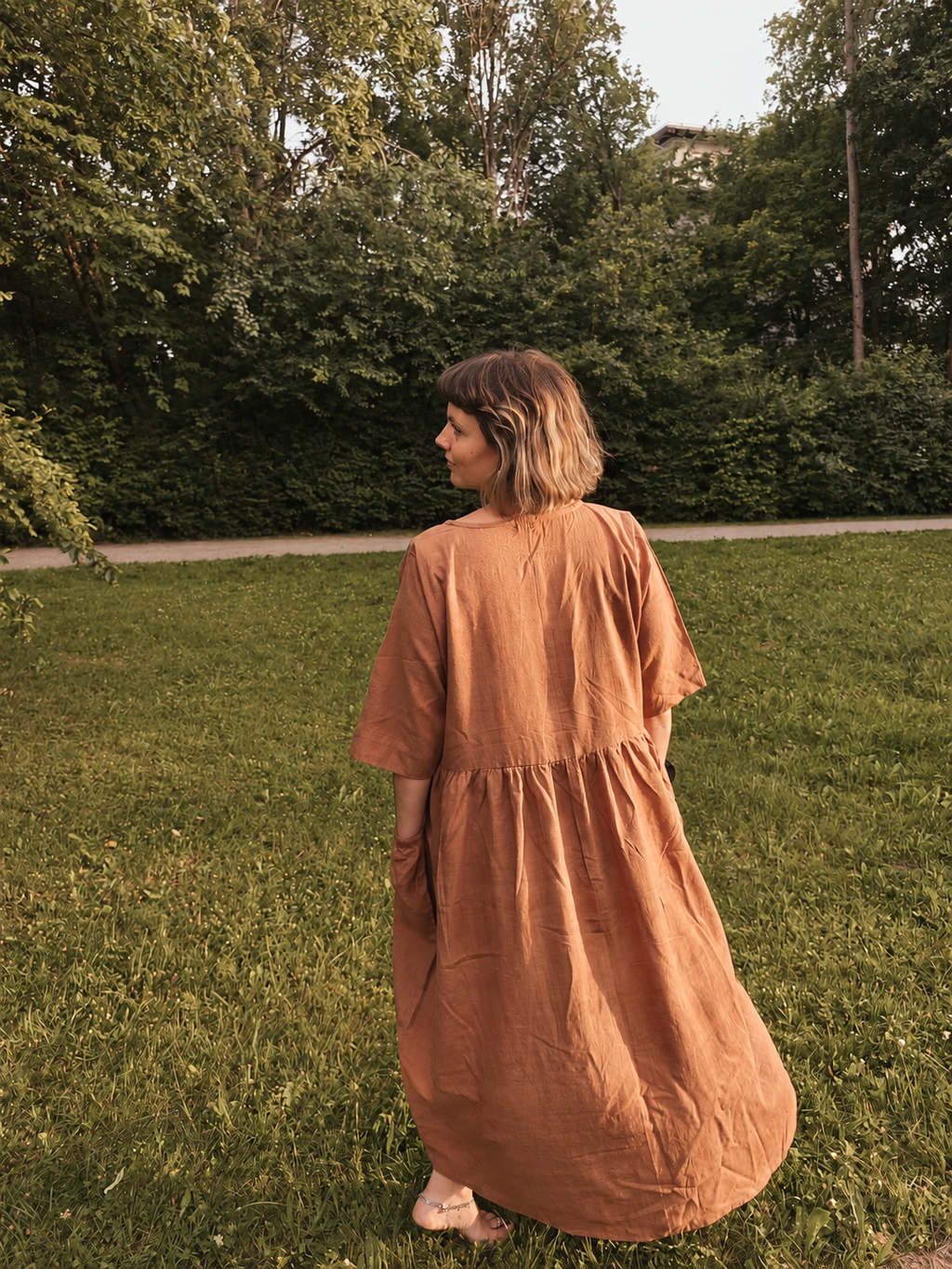 Aarohi Kleid Terracotta