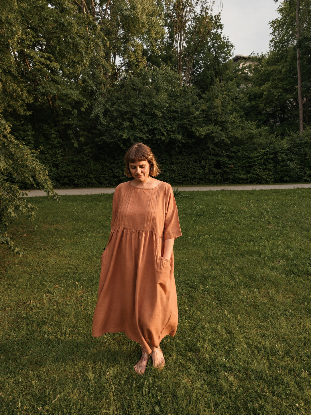 Aarohi Kleid Terracotta