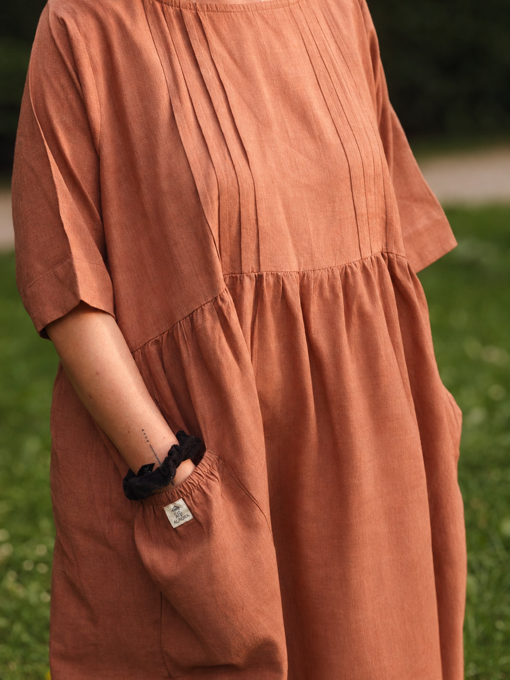Aarohi Kleid Terracotta