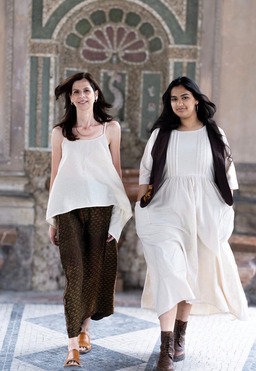 Aarohi Kleid  Creme