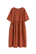Aarohi Kleid Terracotta