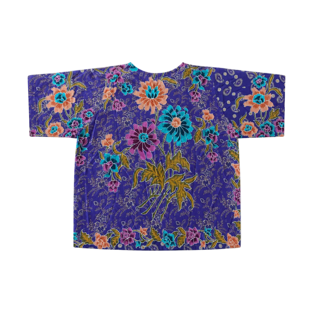 Urak Batik Crop Shirt Lila