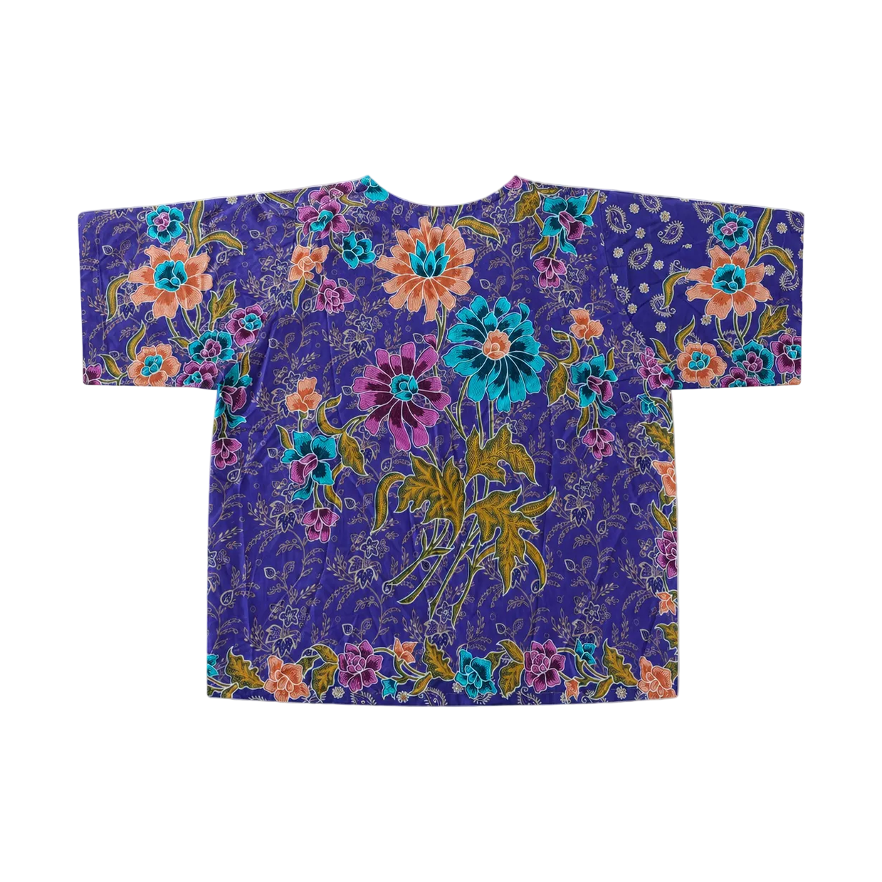 Urak Batik Crop Shirt Lila