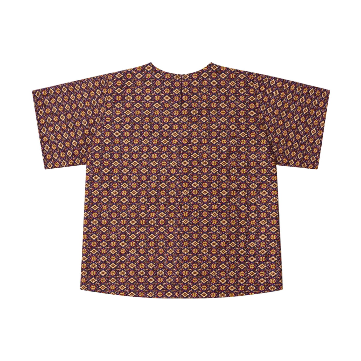 Urak Batik Crop Shirt Traube