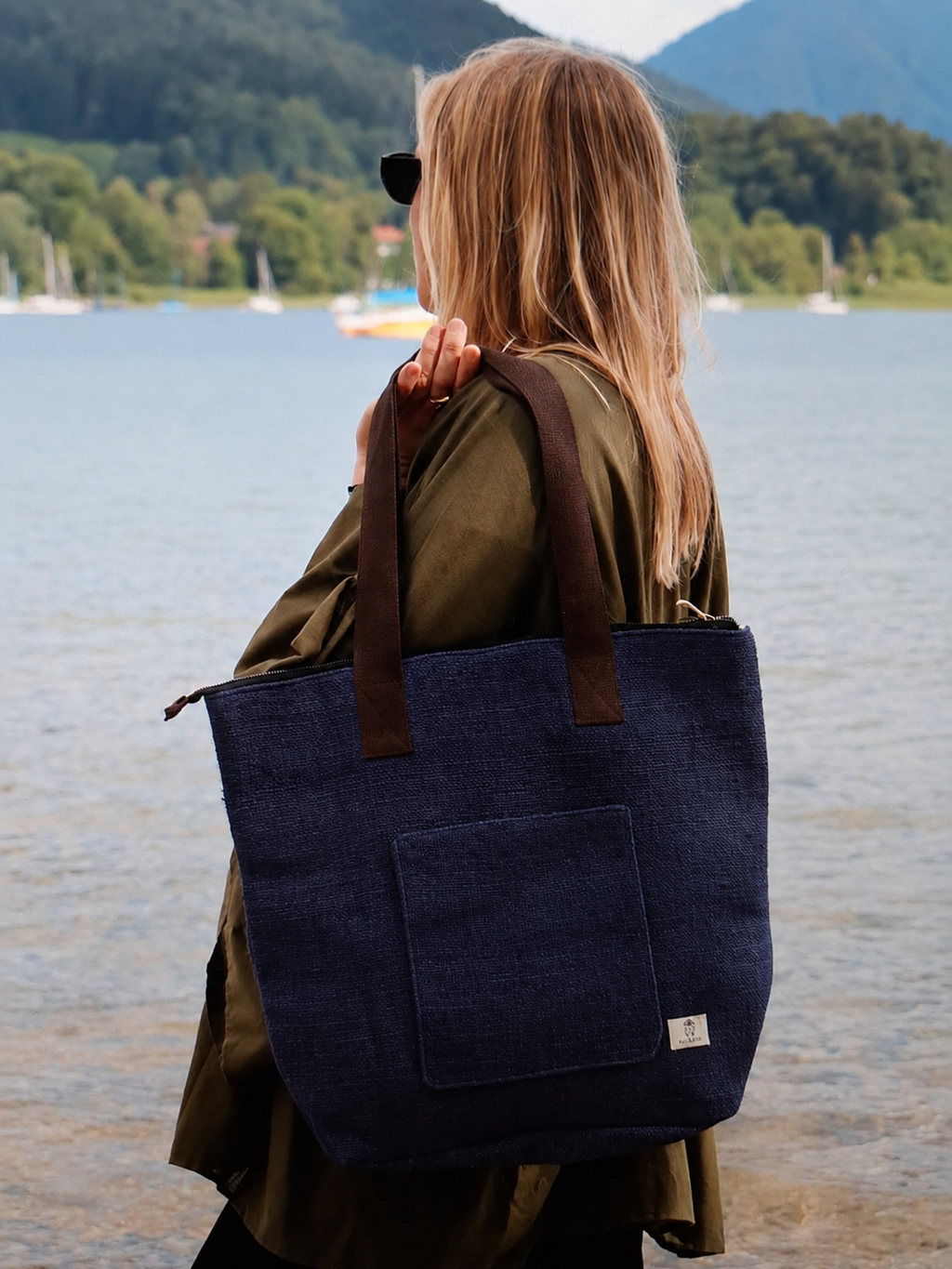 Handtasche Indigoblau