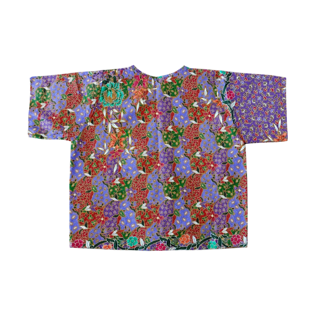 Urak Batik Crop Shirt Flieder