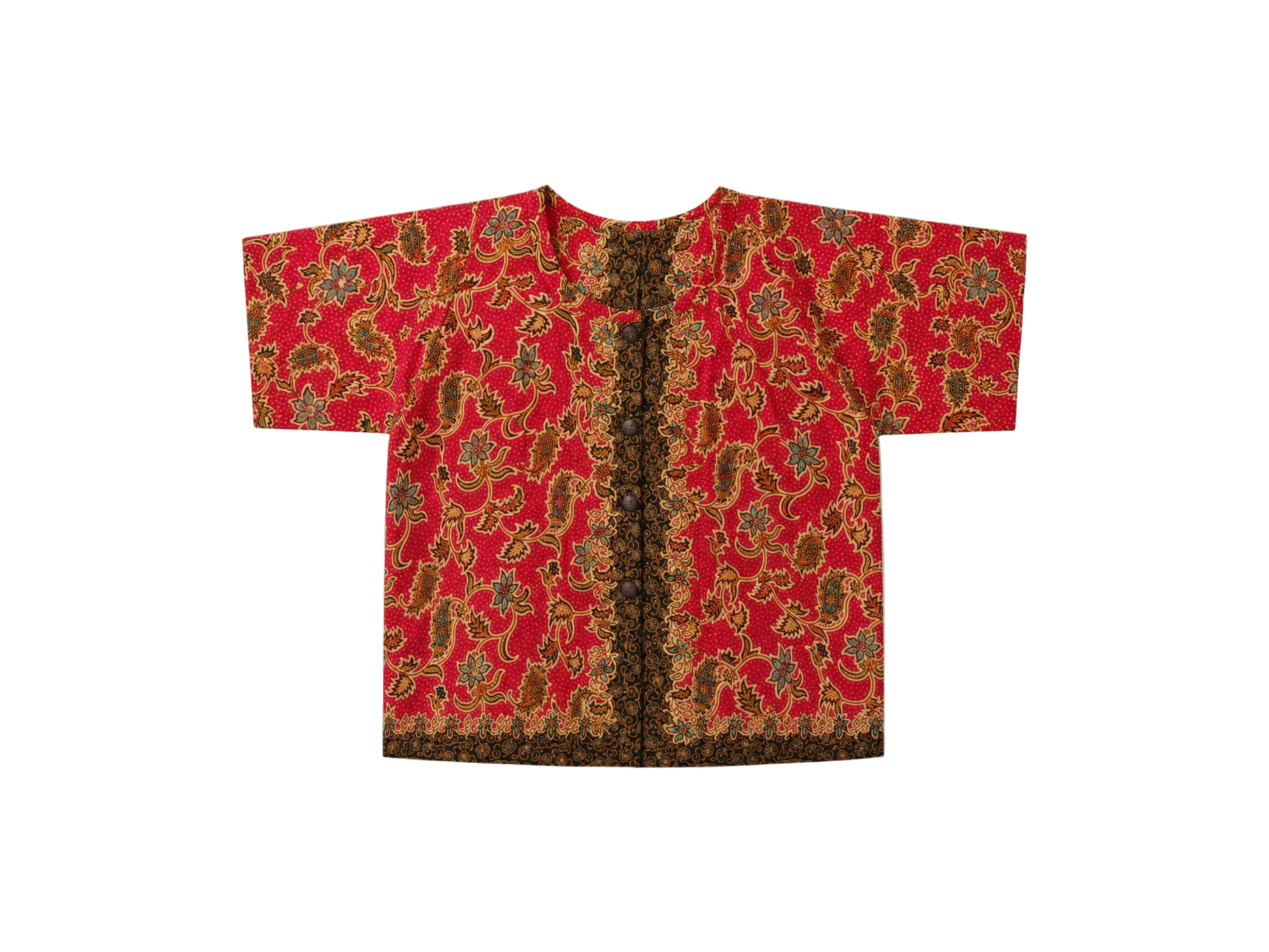 Urak Batik Crop Shirt Rot