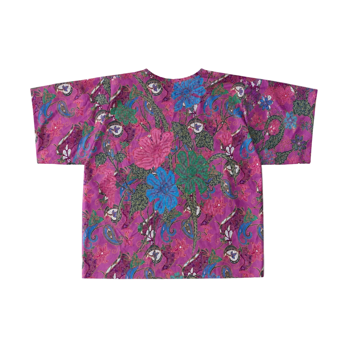 Urak Batik Crop Shirt Beere