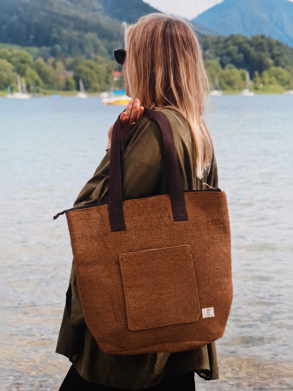 Handtasche Haselnussbraun